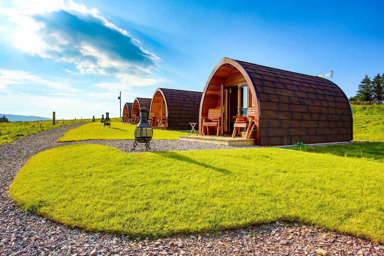Skeabost View Pods Skye Villa Портри Екстериор снимка
